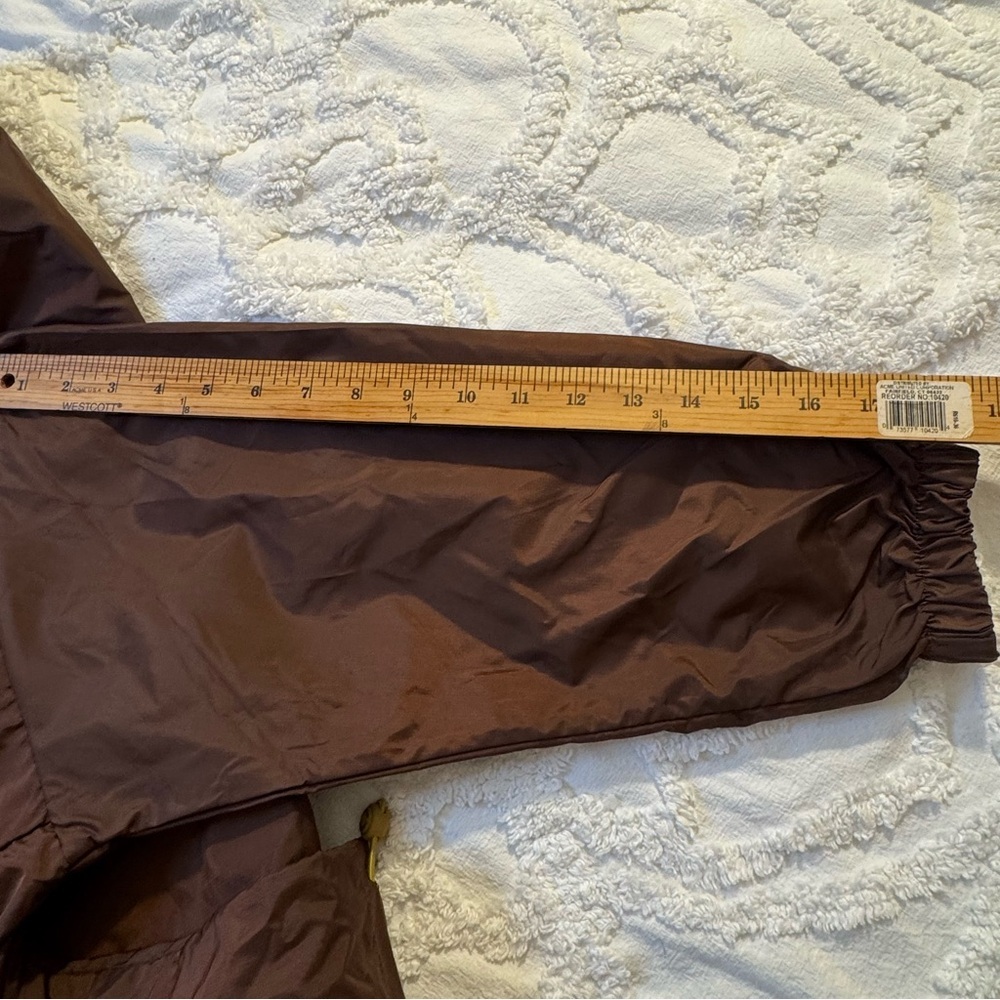 Fabletics Women's XL Shawn Cropped Half-Zip Windbreaker Jacket Brown NWT - Picture 5 of 8